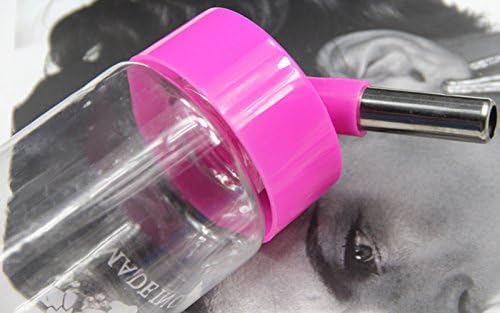 S-Lifeeling Hanging Automatic Pet Water Feeders in Hand No-Drip Small Pet Bottle 500ml, 16.9 Oz Automatically Feeding Water