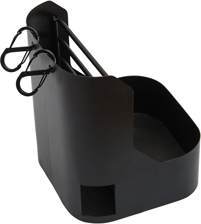 Hay and Food Feeder for Rabbit, Guinea Pig, Bunny, Chinchilla, Heavy Duty Metal Bin 5.5 x 5.5 x 7 inch (Pack of 1)