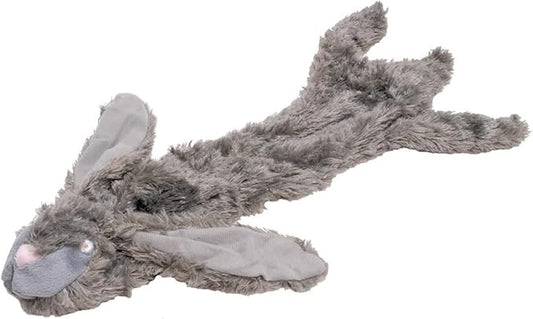 Jeffers Pet Thinnies Unstuffed with Squeaker, No Rope Dog Toy – 21" Plush Rabbit, Flat Stuffing Free Chew Toy for Dogs & Puppies – Soft, Durable, Interactive Play, Fetch, Tug, Training, Teething