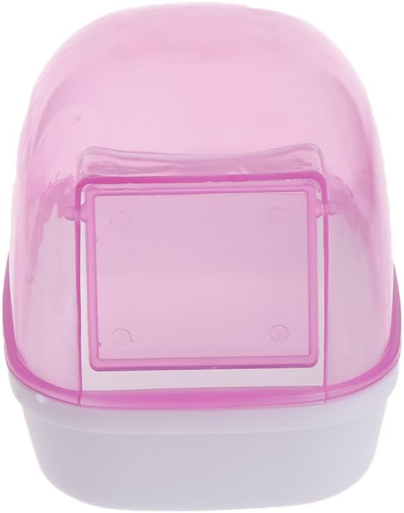 Hamster Sand Bath Critters Shower Toilet Bed Sand Container Bathtub for Small Mice Hedgehog Squirrel Hamster Guinea Pig