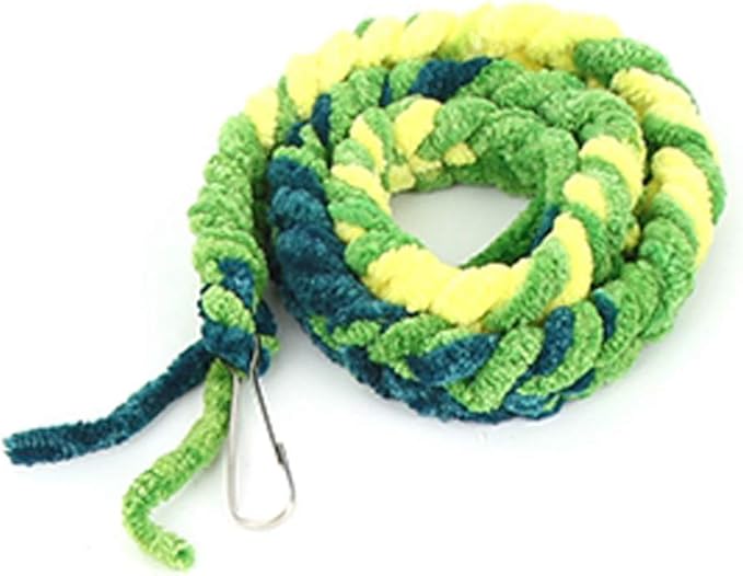 Cotton Rope Net Hanging Hammock for Hamsters, Parrots, & Parakeets – Colorful Climbing Play Space