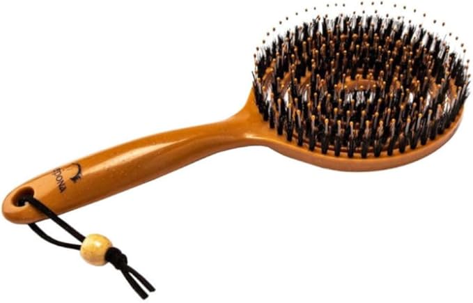 Epona Tigers Tongue Horse Groomer & The Queens Brush Set - Grooming Scrubber Sponge & Hair Brush for Removing Dirt & Dander on Horse's Mane & Tail - for Equestrians and Horse Owners, with E-Book