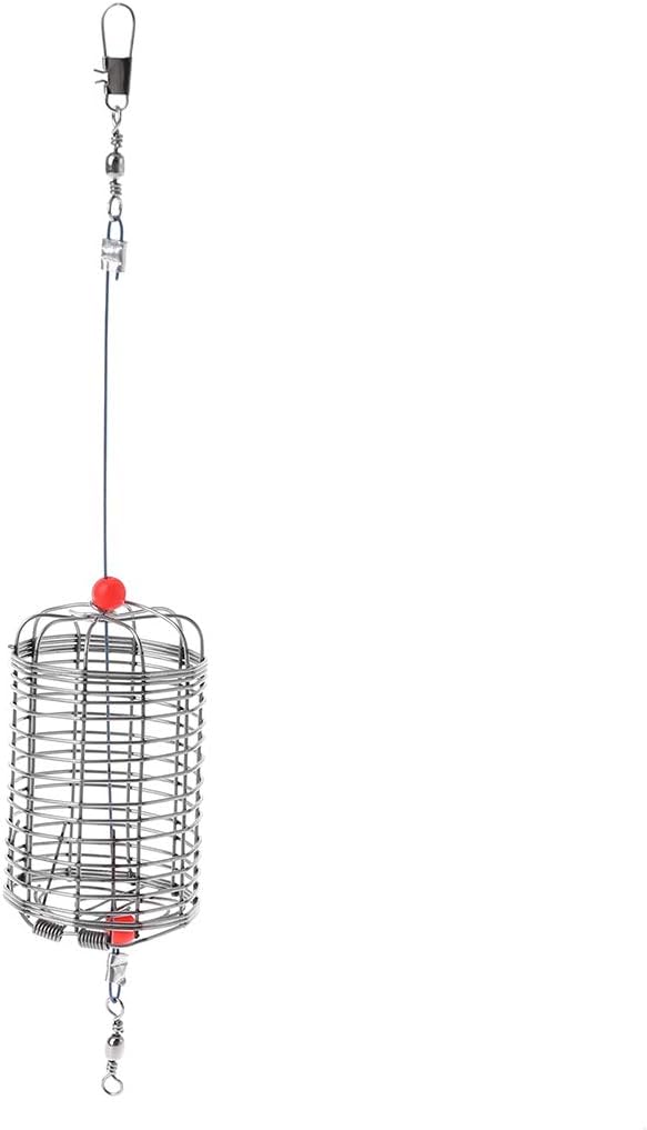 Aquarium Feeding Bowl with Hook Shrimp Feeding Dish Stainless Steel Cage Basket for Small Fish Shrimp Benthic Animal