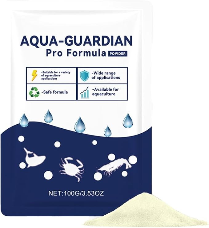 Aquatic Care Powder for Pond and Aquarium, 2026 New Aquarium and Ponds Water Cares, Easy Mix Water Care Support, Maintenance Friendly Pond Water, 100g (1)