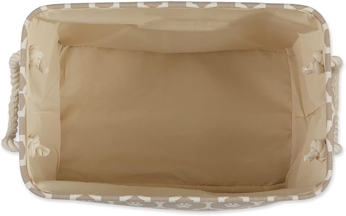 Bone Dry 6192 Pet Storage Collection Lattice Paw Print, Large Rectangle, Stone
