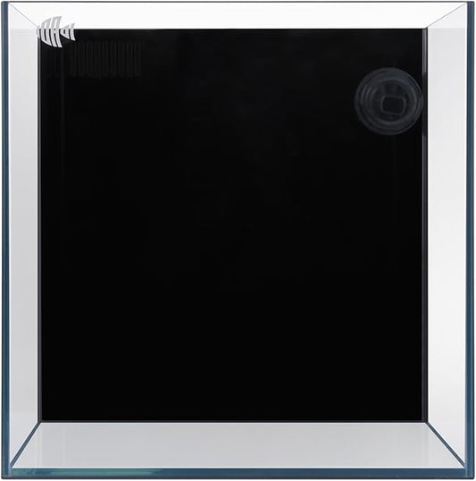 Coralland 8-Gallon Saltwater Aquarium - Ultra Clear Low Iron Glass, 45° Angled Joint Design, Crystal Clear Viewing, Perfect for Marine Fish & Reef Tanks & Freshwater