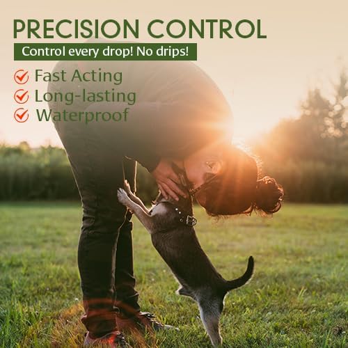 Flea and Tick Prevention for Dogs, Dogs Flea & Tick Treatment with Fipronil, Long-Lasting & Fast-Acting Topical Flea & Tick Control Drops (3 Doses, 5-22lbs)