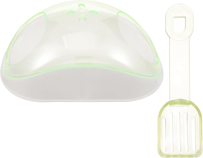 Ipetboom 1set Hamster Sand Bath Container Durable Hamster Bathtub for Small Pets for Guinea Pigs Gerbils Easy to Clean for Bathing Playtime Scoop Included
