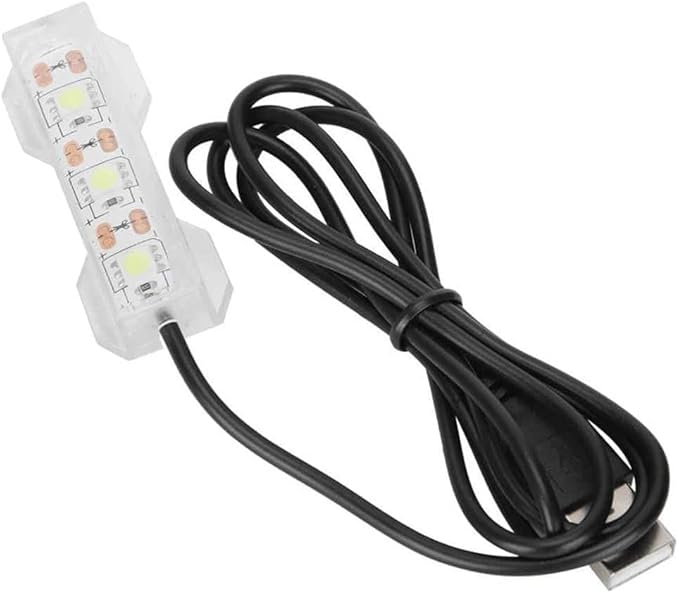 Blue Light Small Aquarium Led Light, Multicolor Led Fish Tank Light for Freshwater Plants Aquarium Accessories，Fish and Aquatic Pets, Pet Supplies