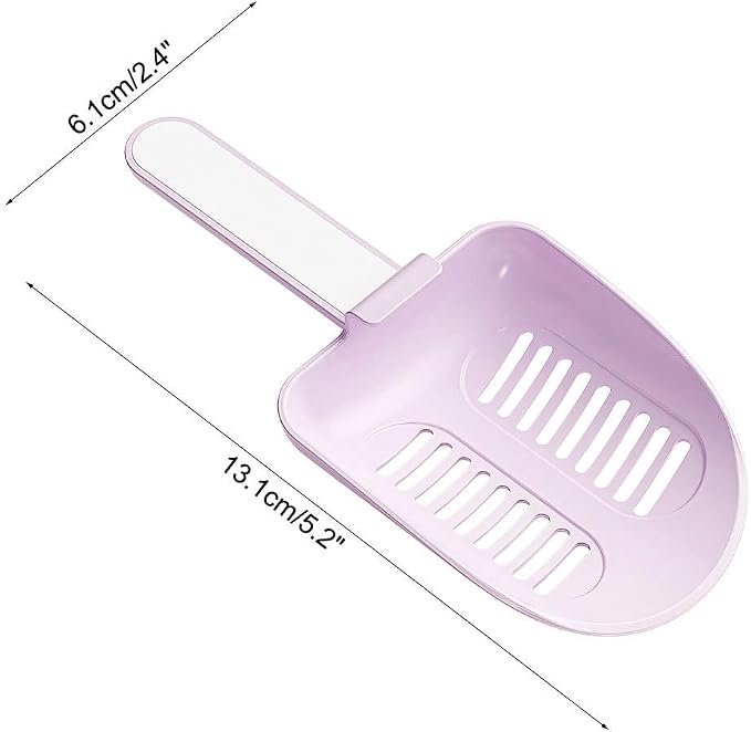 MiOYOOW Hamster Litter Scoop, Plastic Sand Shovel Small Animal Mesh Scooper for Guinea Pig Hamsters Gerbils Small Animals
