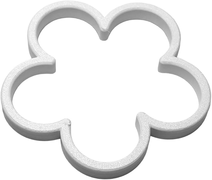 Fish Feeding Portals for Betta & Aquariums | Floating Food Rings & Breathing Windows (Multiple Shapes & Colors) (Daisy - White)