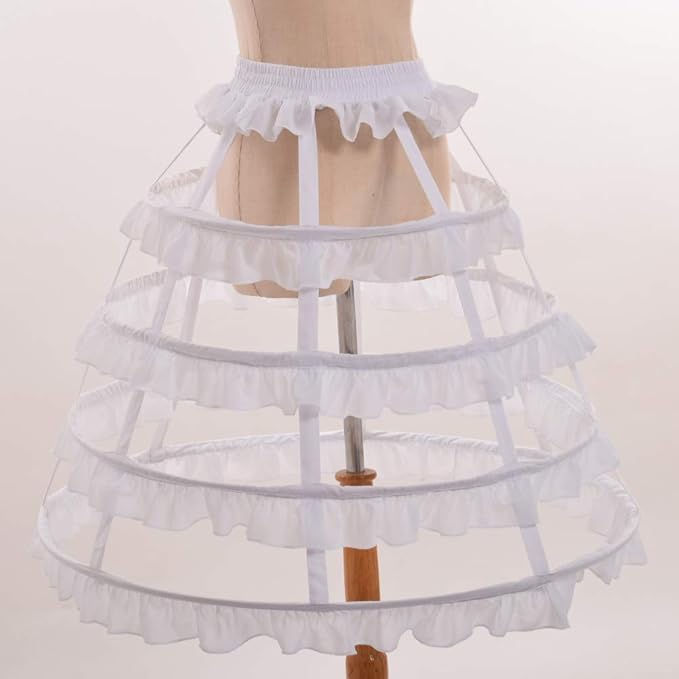 GRACEART Victorian Dress Pannier Hoop Skirt Bustle Cage Skirt