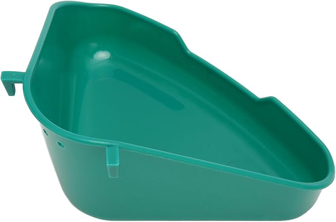 Small Animal Corner Litter Box, Fanshaped Rabbit Litter Box Odorless Reinforced Sturdy for Guinea Pigs (Small)