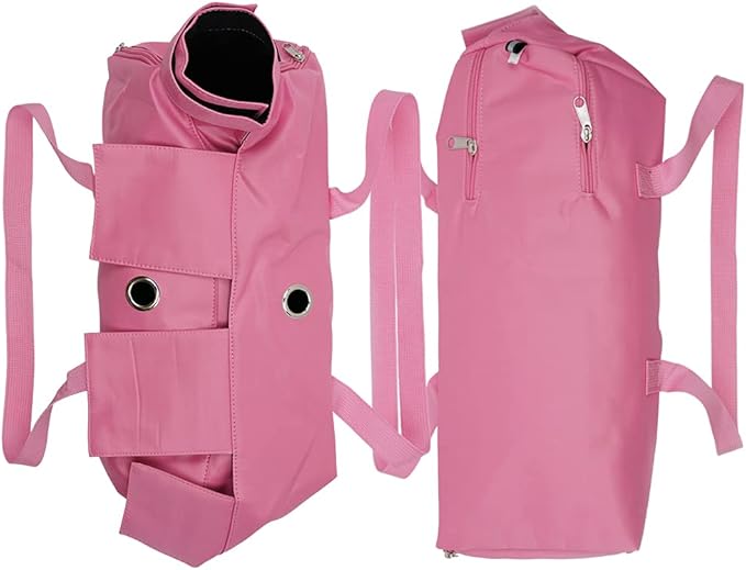 Cat’s Restraint Bag for Claw Care Nail Trimming Anti-Scratching Grooming Bag for Cats Medical Examination(Pink-s)