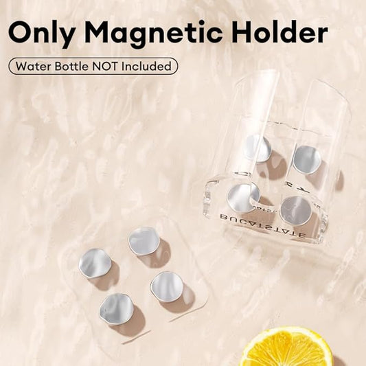 BUCATSTATE Hamster Water Bottles Holder with Magnetic, Drop-Resistant Water Bottle Stand with Adjustable Height, Fits Bottles up to Dia 2 inches, for Hamsters Small Pets (Only Water Bottle Holder)