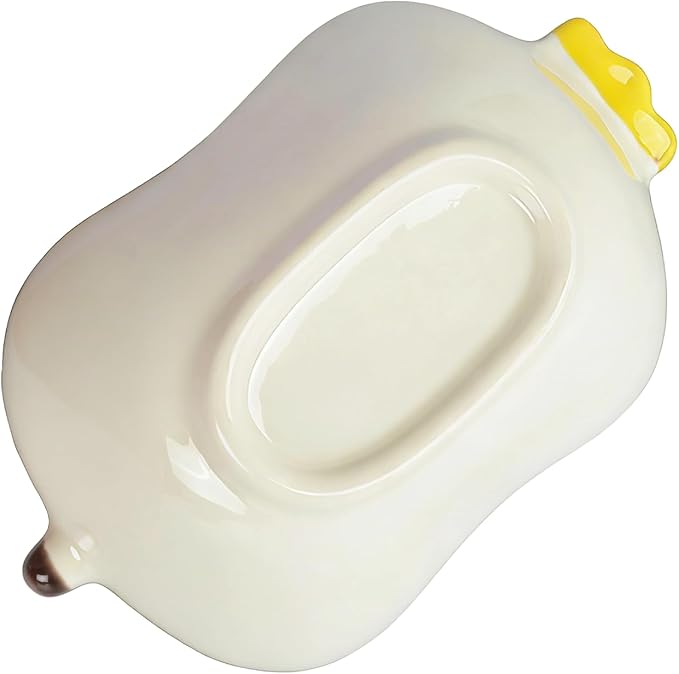 Small Ceramic Hamster Water Bowl Guinea Pig Food Bowl Cute Ferret Rat Chinchilla Rabbit Feeding Dish Young Animal Feeder (Green)