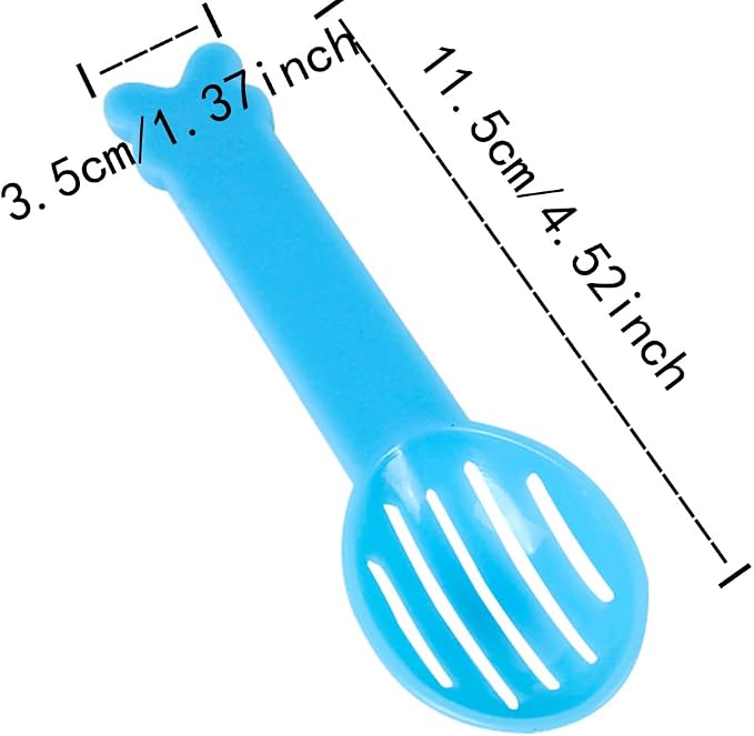 5 Pcs Hamster Scooper Plastic Litter Scoop Sifter Hamster Sand Shovel Pet Cleaning Tool Small Pet Urine Sand Shovel