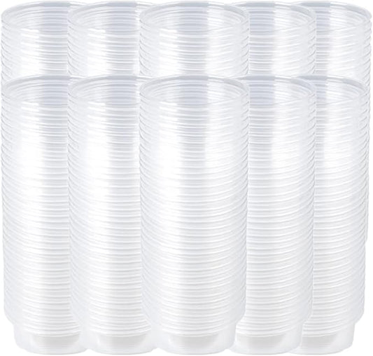 500Pcs Crested Gecko Food Dish, 0.5oz Plastic Reptile Feeding Cups