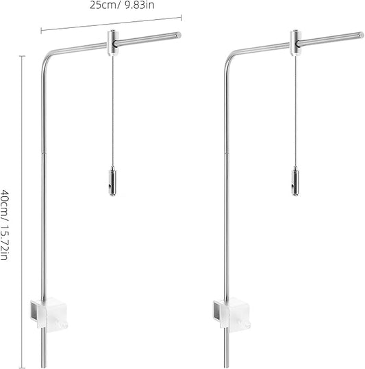 Alipis Adjustable Aquarium Light Stand Rack for Fish Tanks 15.74X9.84X0.19In Hanging Bracket for Aquarium Light Mount and Aquatic Plant Lighting Holder
