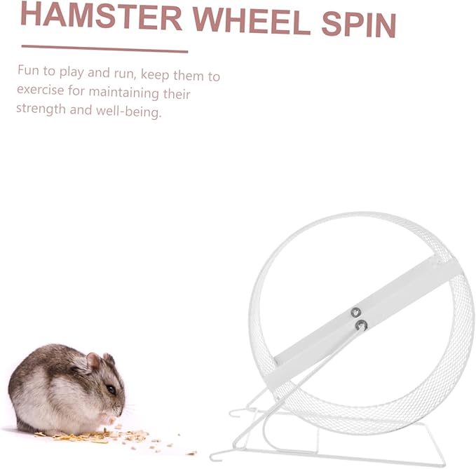 Silent Running Wheel for Hamster Squirrel Toy Iron Exercise Ball Rat Wheel Funny Pet Toy