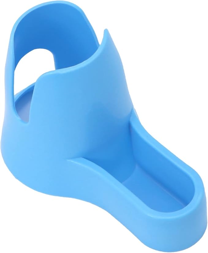 3 in 1 Hamster Hanging Water Bottle Pet Auto Dispenser with Base for Dwarf Hamster Mouse Rat Hedgehog (80ML, Blue)