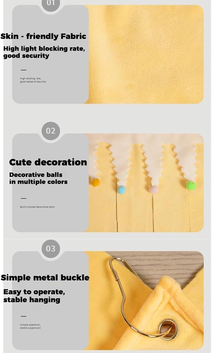 Guinea Pig Corner Hideout, Small Animal Hideout Hammock, Ferret Cage Accessories Cute Hammock, Soft Hanging Fleece Toy for Hamster, Bunny, Chinchilla, Hedgehog (Yellow,Medium)