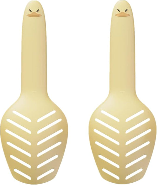2 Pcs Hamster Poop Scooper & Sand Shovel – Sand Sifter for Bedding, Litter & Sandbox Cleaning – Pet Cleaning Tool for Small Animals