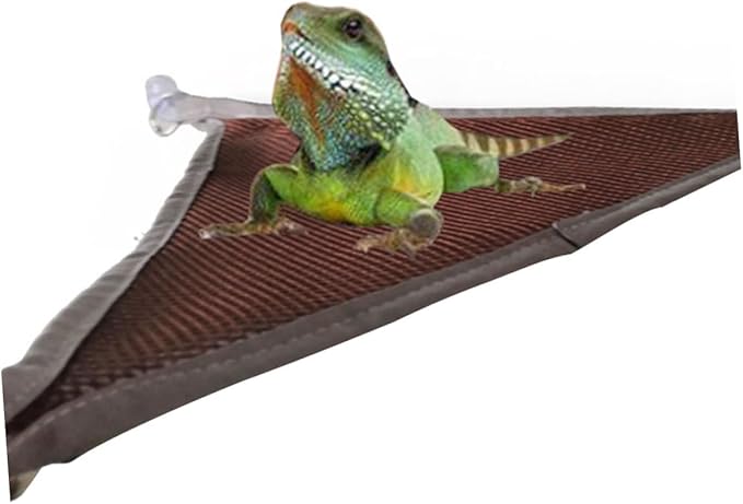 Abaodam 2pieces Mesh Pet Hammock Hanging Bed for Pets and Reptiles for Sleeping and Resting Lightweight and Easy to Store