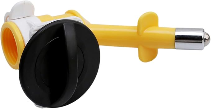 Sevenfly 1Pcs Pet Water Dispenser Nozzle Dogs Cats Water Feeder Nozzle No-Drip Water Dispenser Fountain Bottle Head Anti-Leaking Pet Hanging Drinking Nozzle, Yellow