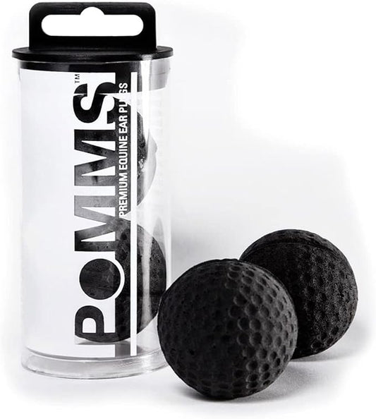 Intrepid International Pomms - Horse Ear Plugs 14hh and Taller Black (9508000000)