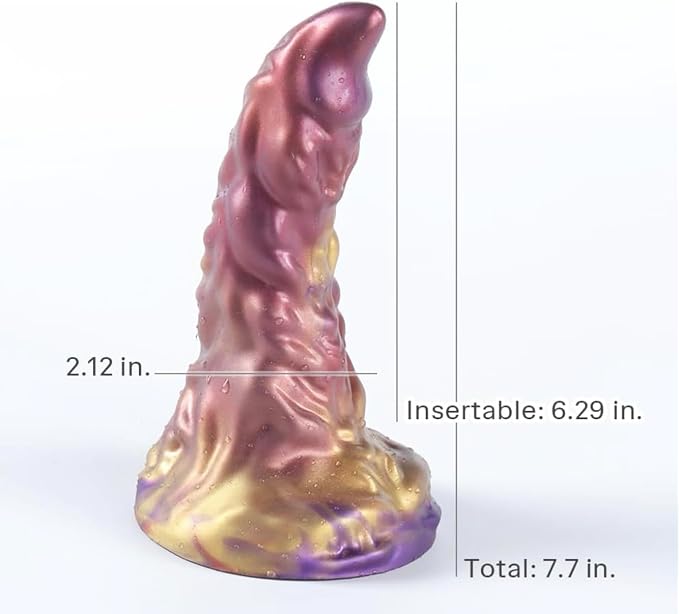 8-inch Luxurious Silicone Teasing Wand for Ultimate Pleasure MF29653