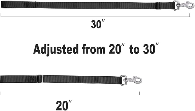 Horse Bucket Strap Hangers,Horse Suppliers Adjustable Nylon Straps up to 700 lbs for Hay Nets, Water Buckets,Hanging-Pratical and Easy Use(4 Pack), 1"x22"