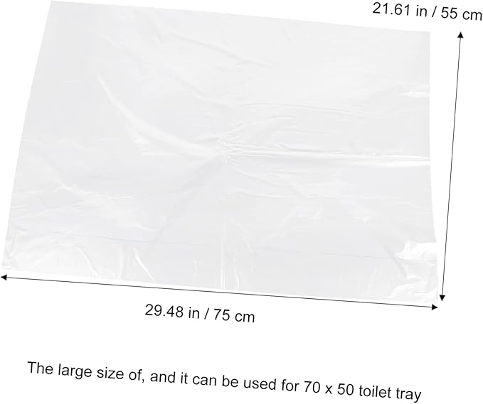 Toyvian 100Pcs Disposable Rabbit Cage Cleaning Pads Leak Pet Cage Accessory Bottom Film for Animals and Pet Care and Maintenance
