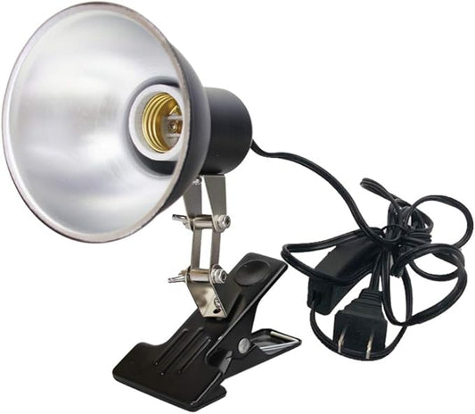 Reptile Heat Lamp Clamp,Adjustable Habitat Lighting Fixture for Tortoises Turtles Lizard,Heating Lamp Holder