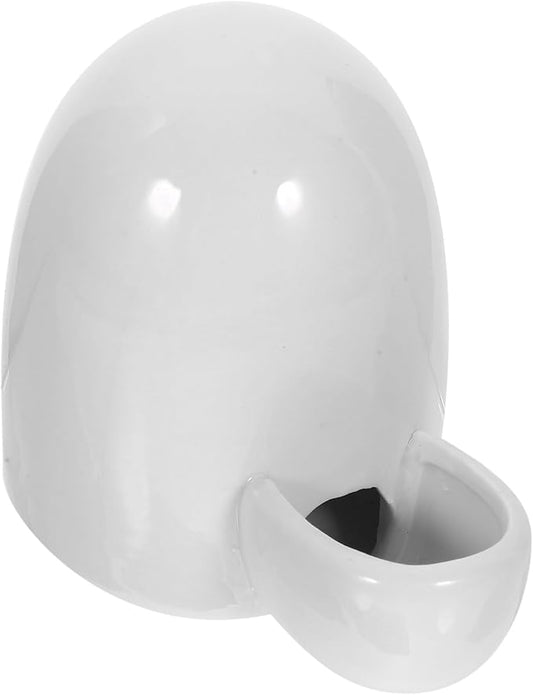 Milisten Ceramic Water Dispenser for Small Pets 3.54X4.33X2.95 Inch Self-Dispensing Pet Water Bowl Automatic Feeder for Hamsters Rabbits Ferrets