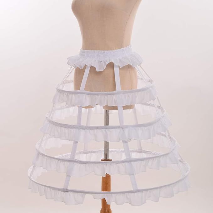 GRACEART Victorian Dress Pannier Hoop Skirt Bustle Cage Skirt