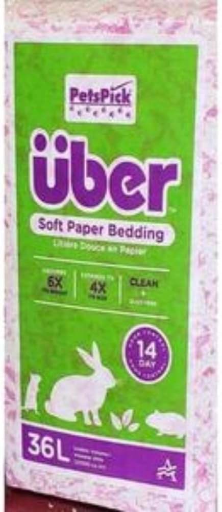 PETSPICK Soft Paper Bedding (Pink/White)