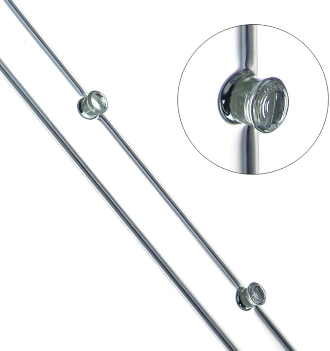 LINLAN 7.78 Inch Glass Shrimp Feeder, Aquarium Feeding Tube and Square Bowl with Two Suction Cups to Prevent Food from Spreading, for Crystal Shrimp and Cherry Shrimp