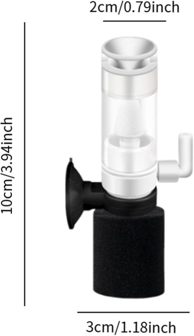 Gralara Biochemical Sponge Filter Fish Filter Mini Easy Maintenance Portable Aquarium Pump Pump Set for Filtration Oxygenation