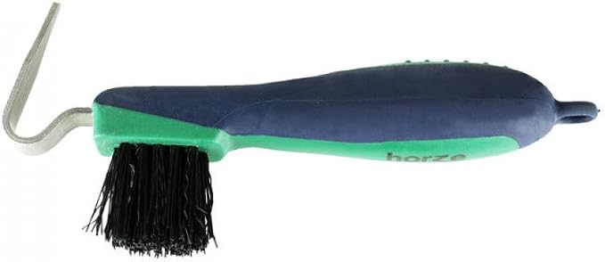 HORZE Soft Grip Hoof Pick - Dark Blue - One Size