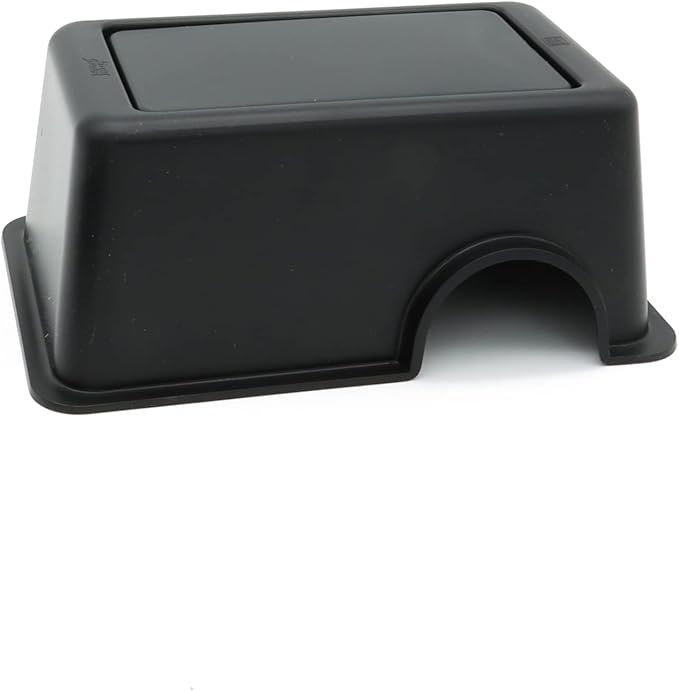 Reptile Hide Box Snake Hide Feel Secure and Safe, Gecko Hide (Black, Small 2 Pcs)