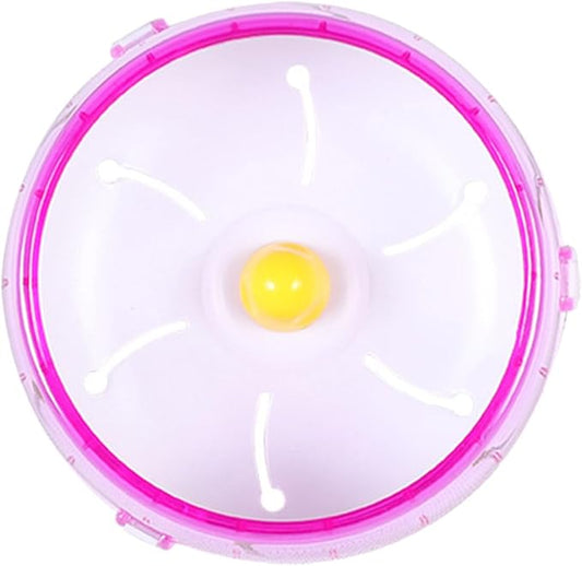 Hamster Exercise Wheels, Quiet Animals Exercise Running Toys Spinner Hamster Running Wheels with Adjustable Stand for Hamsters Gerbils Mice Or Other Small Pet Animals (Pink, 14cm)