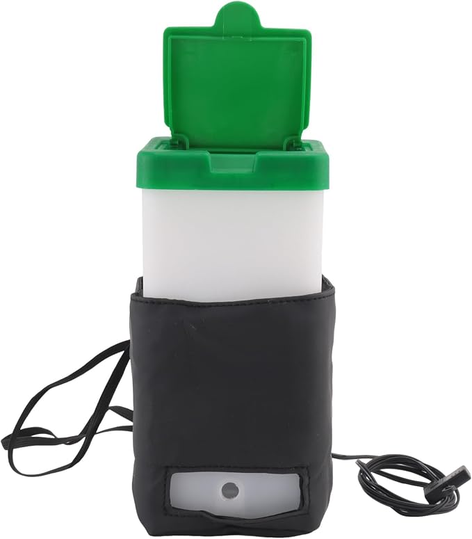 5X Heated Water Bottle, 32 Oz No Drip Water Bottle for Rabbits, Hamster, Guinea Pigs, Ferrets, Birds, Cockatiel