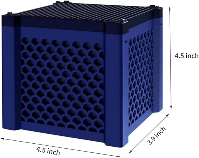 Ecological Aquarium Water Purifier, a new Type of Fish Tank Filter Cube, Suitable for Aquariums, Ponds, and Horse troughs Filters (Blue) (1)