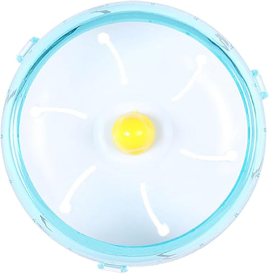 Hamster Exercise Wheels, Quiet Animals Exercise Running Toys Spinner Hamster Running Wheels with Adjustable Stand for Hamsters Gerbils Mice Or Other Small Pet Animals (Blue, 14cm)