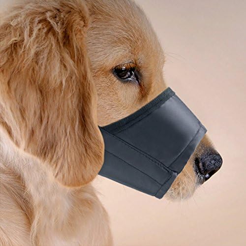 Idepet 7PCS Adjustable Dog Muzzles - Anti-Biting Barking Muzzles for Small, Medium, Large & Extra Dogs (Pack of 7)