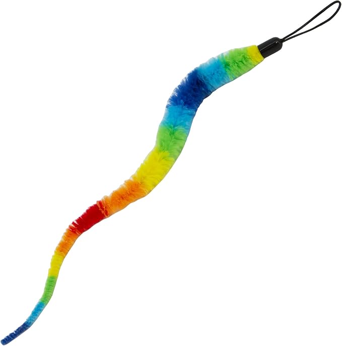 Squishy Face Studio Tough Teaser Replacement Lure 2 Pack, Rainbow