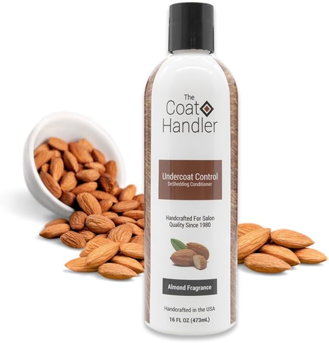 The Coat Handler Undercoat Control Deshedding Conditioner, 16 oz - Combats and Reduces Shedding, Undercoat Removal, Omega 3 & 6 Rich, Vitamin E Infused