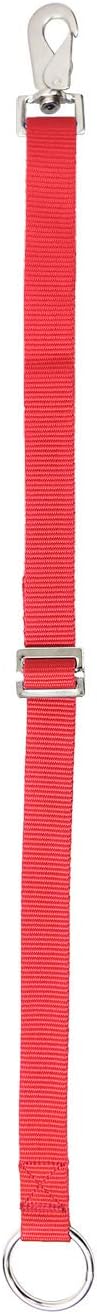 Heavy Duty Adjustable Horse Water Bucket Straps Hangers By Derby (Red)