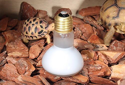 2-Pack 110V 75W Pet Heating Lamp,Basking Heat Spot Lamp, Reptile Heat Bulb for Turtle Aquarium Aquatic Reptile Lizard Heat Lighting E26/E27,White,2 Pcs
